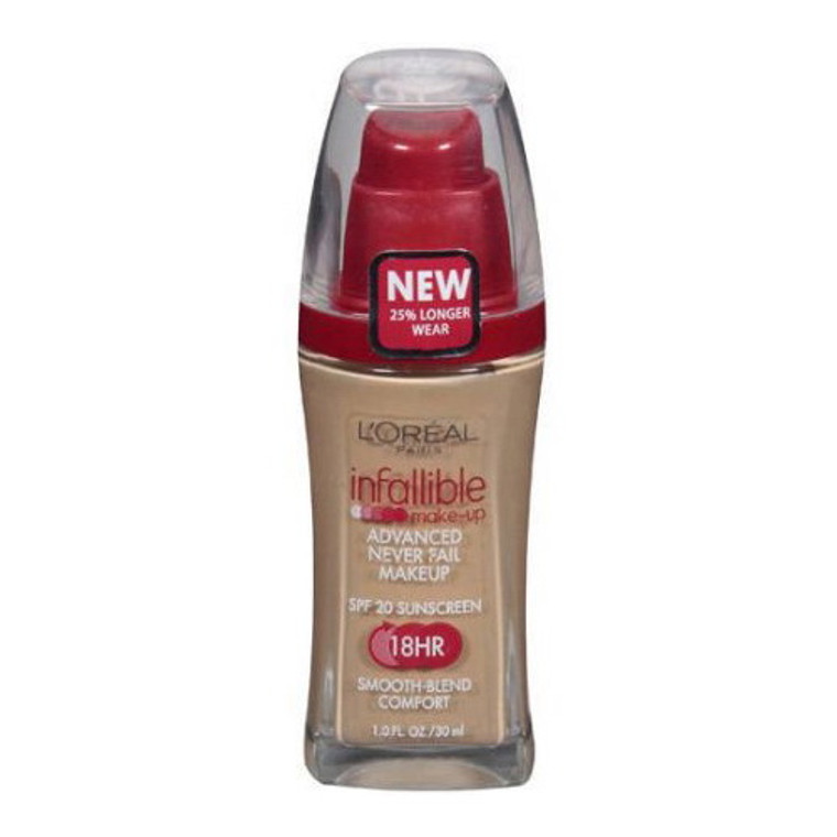 Loreal Infallible Never Fail Makeup Spf 18, Sand Beige, 1 Oz - 1 Ea