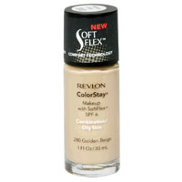 Revlon Colorstay Makeup With Softflex For Combination / Oily Skin, Golden Beige #2801