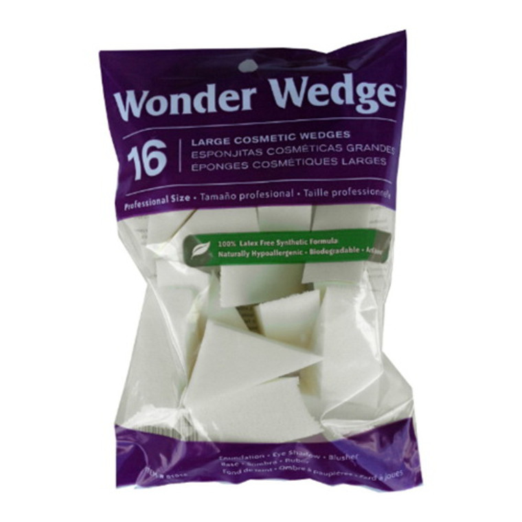 Wonder Cosmetic Wedges, Large, 16 Ea