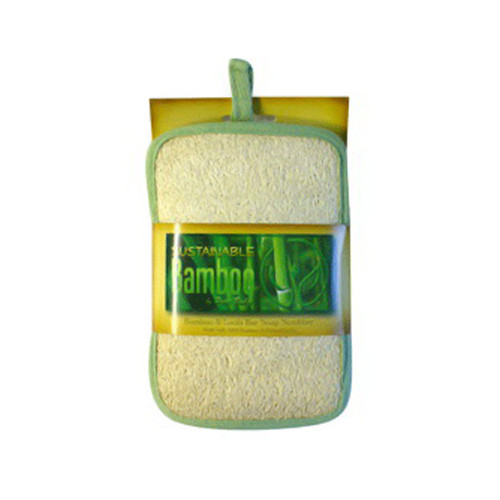 Bamboo Soap Bar Body Scrubber, Size: 3