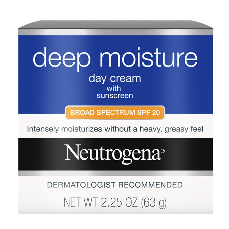 Neutrogena Deep Moisture Day Cream With Sunscreen, Spf 20 - 2.25 Oz