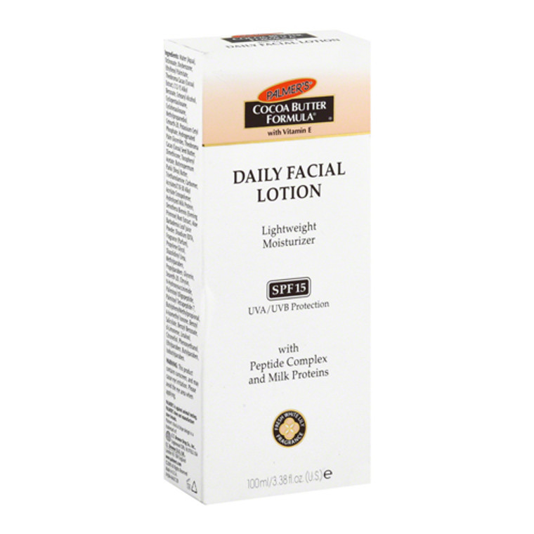 Palmers Cocoa Butter Formula Daily Facial Lotion, SPF 15, 3.38 Oz