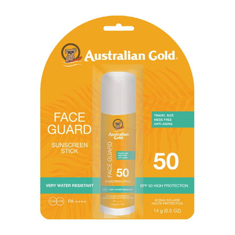 Australian Gold SPF 50 Face Guard Sunscreen Stick, 0.5 oz