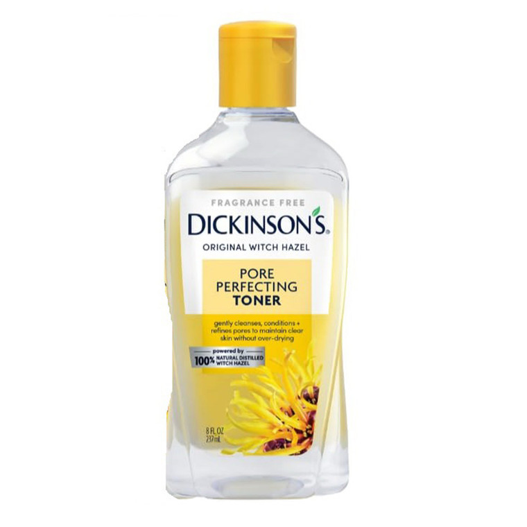 Dickinsons Original Witch Hazel Pore Perfecting Skin Toner Smooth and Balanced Skin Care Formula 16Oz (473ml)