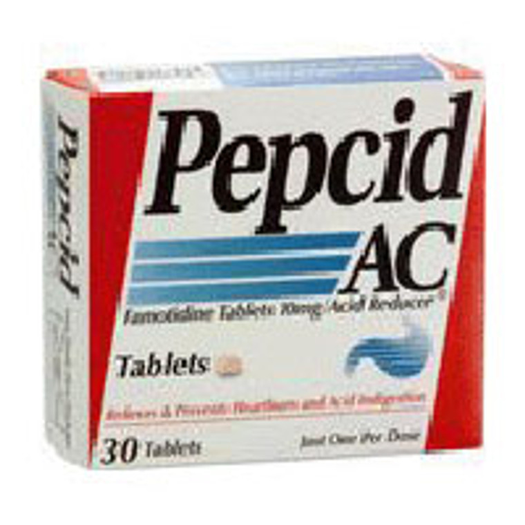 Pepcid Ac Acid Controller Tablets Relief Of Heartburn - 30 Ea