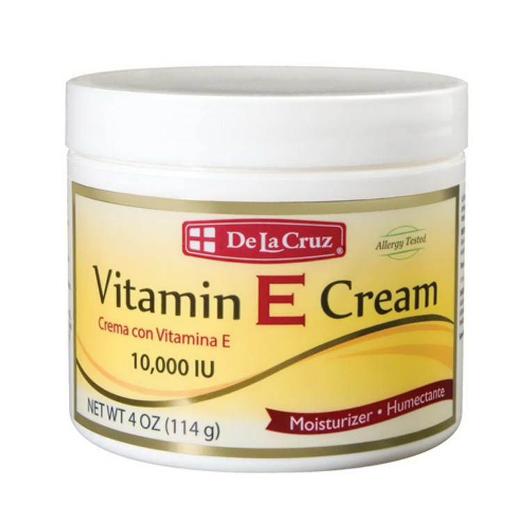 De La Cruz Vitamin E Cream, 4 Oz