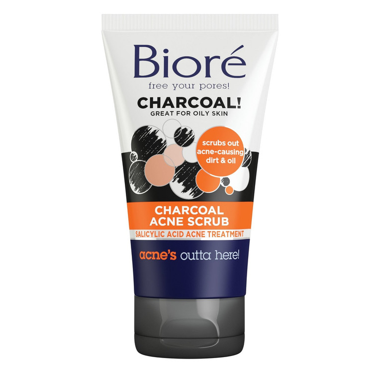 Biore Charcoal Acne Scrub, 4.5 Oz
