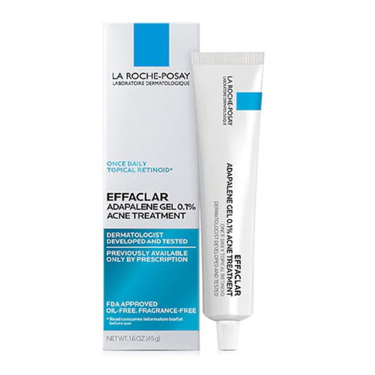 La Roche Posay Effaclar Adapalene Topical Retinoid Acne Treatment, 1.6 Oz