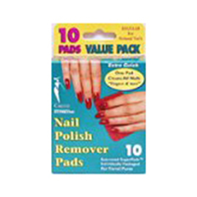 Nail Polish Remover Pads, Regular - 1 Ea