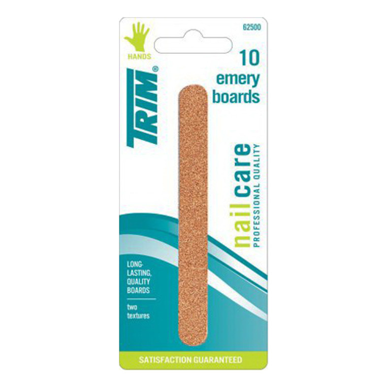 Trim Emery Boards, Standard Length Nail Care, 1 Ea