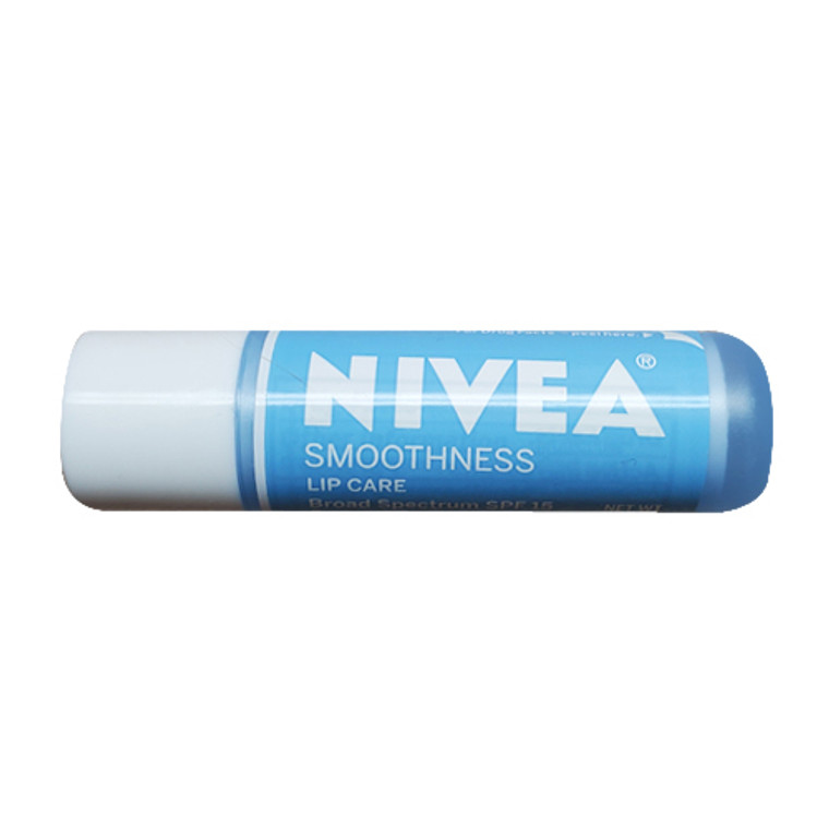 Nivea Smoothness Lip Care With Broad Spectrum SPF 15 Sunscreen, 0.17 Oz