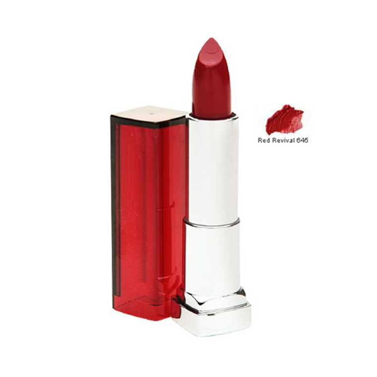 Maybelline Color Sensational Lipcolor 645, Red Revival - 0.15 Oz, 1 Ea