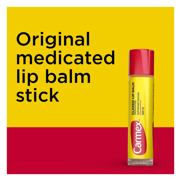 Carmex Original Medicated Lip Balm, 0.15 Oz, 12 Ea