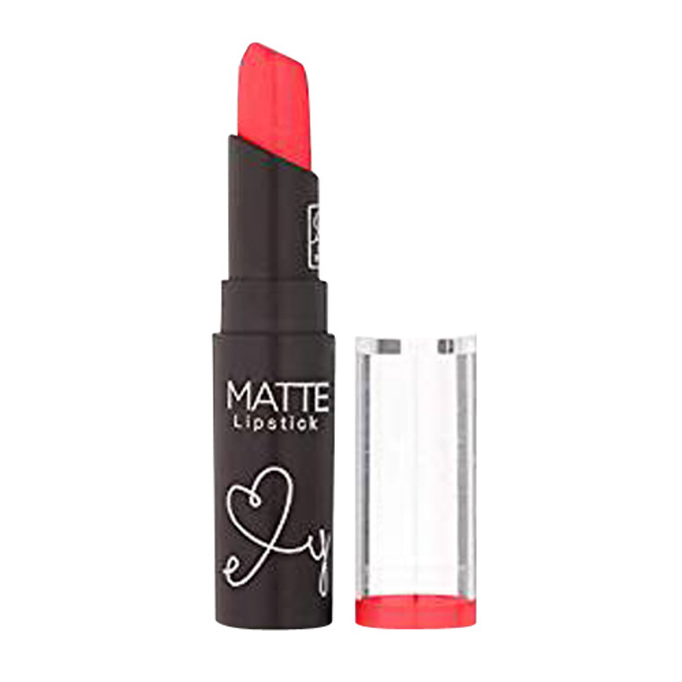 Kiss Ruby Kisses Matte Lipstick, Capri Orange, 1 Ea