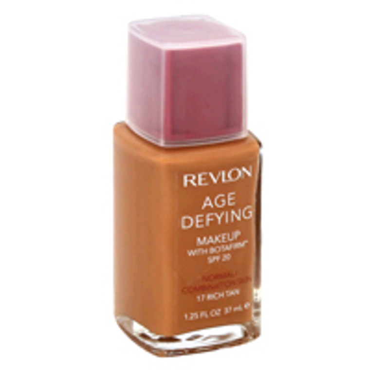 Revlon Age Defying Makeup With Botafirm For Normal / Combination Skin, Rich Tan #17, 1.25 Oz - 1 Ea