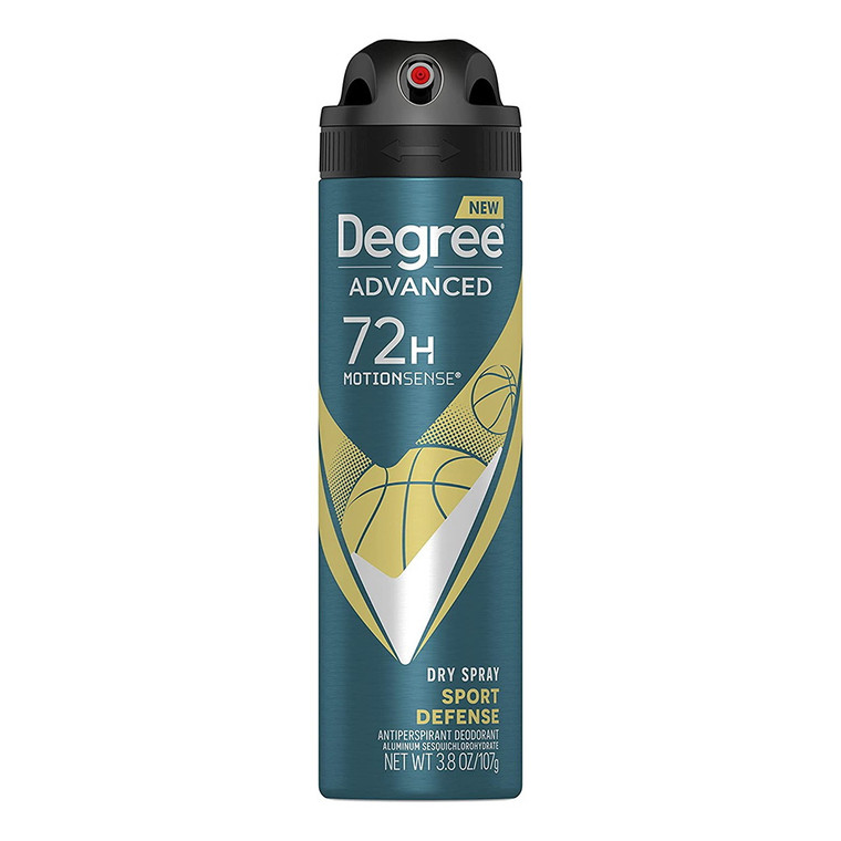 Degree Men Motion Sense Antiperspirant Dry Spray Sport Defense, 3.8 Oz