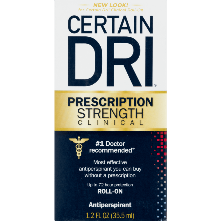 Certain Dri Clinical Strength Antiperspirant Roll-On, 1.2 Oz