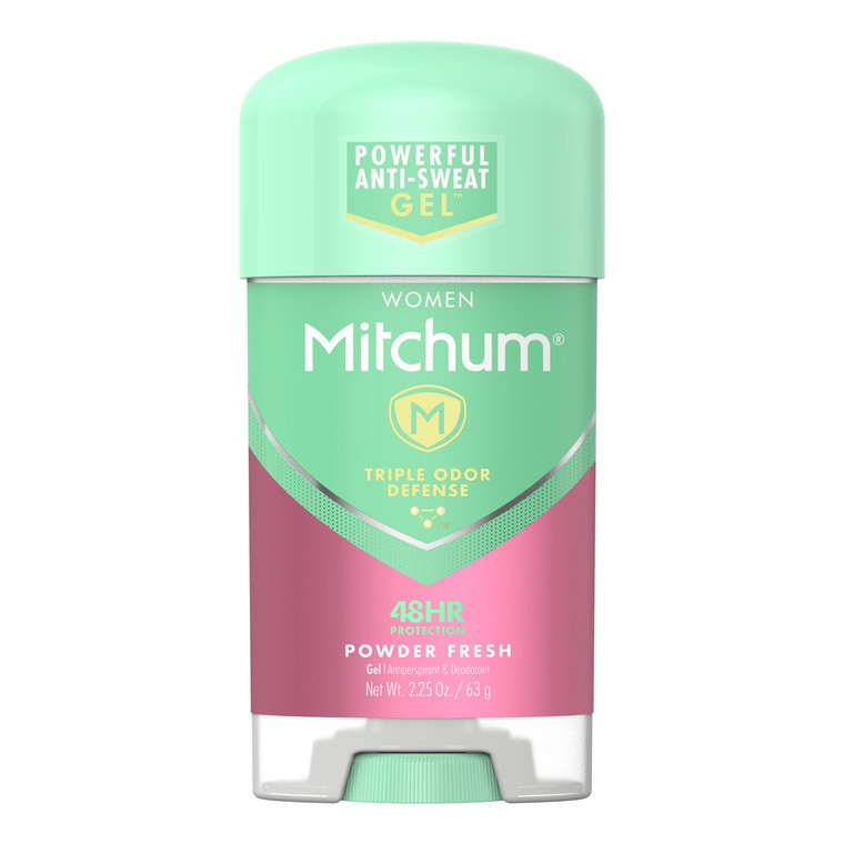 Lady Mitchum Clear Gel Anti-Perspirant And Deodorant, Powder Fresh, 2.25Oz