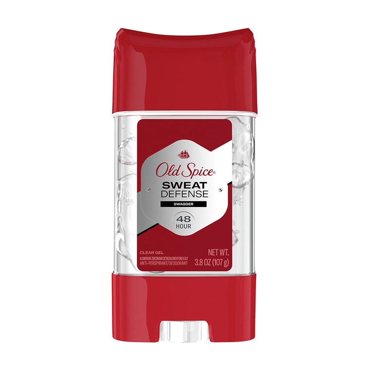 Old Spice Red Zone Clear Gel Antiperspirant & Deodorant, Swagger, 3.8 Oz