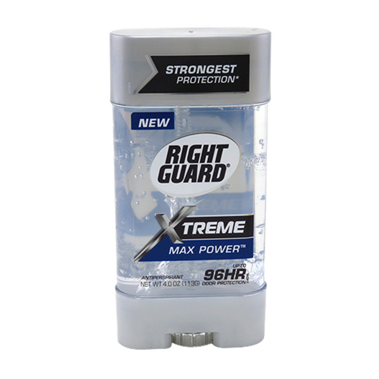 Right Guard Xtreme Antiperspirant Max Power Gel, 4 Oz