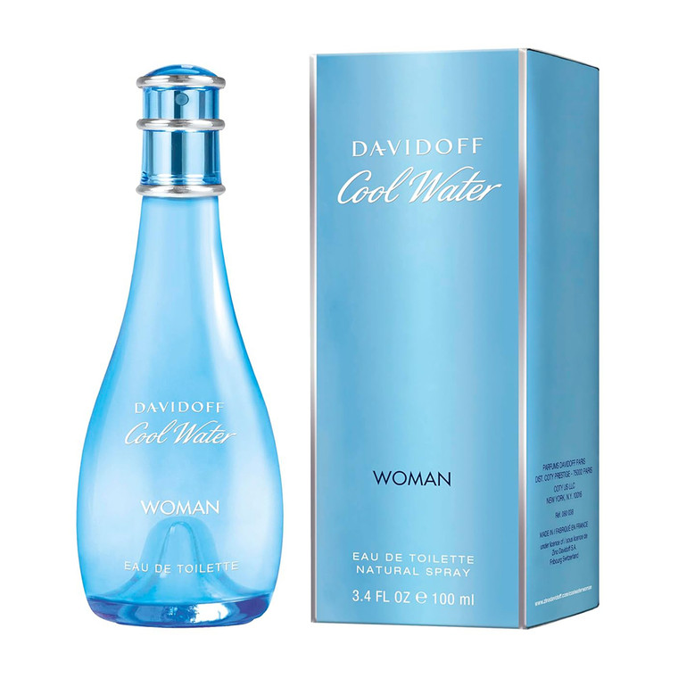 Davidoff Cool Water Eau De Toilette Spray for Women 3.4Oz (100ml)