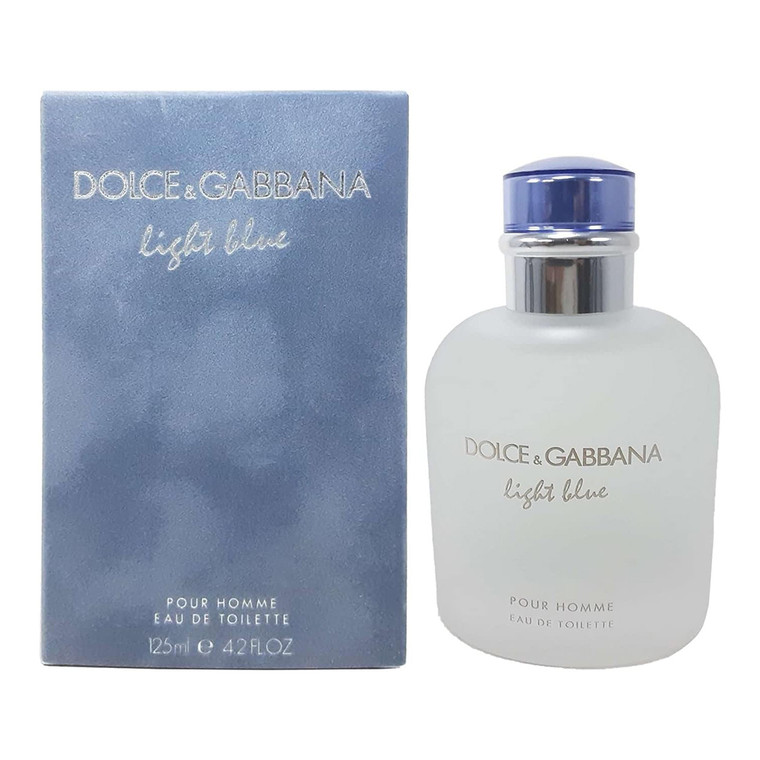 Dolce And Gabbana Fragrance Light Blue for Men Eau De Toilette Spray 4.2Oz (125ml)