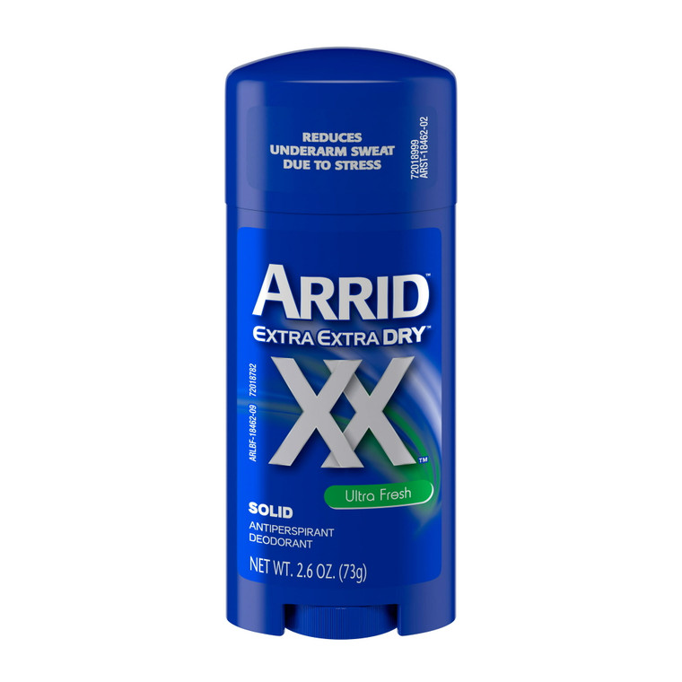 Arrid Xx Wide Solid Antiperspirant And Deodorant Dry Solid Ultra Fresh, 2.6 Oz