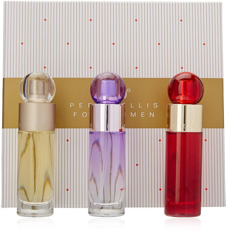 Perry Ellis 360 Eau de Toilette Spray Gift Set for Women, 3 Ea/Pack