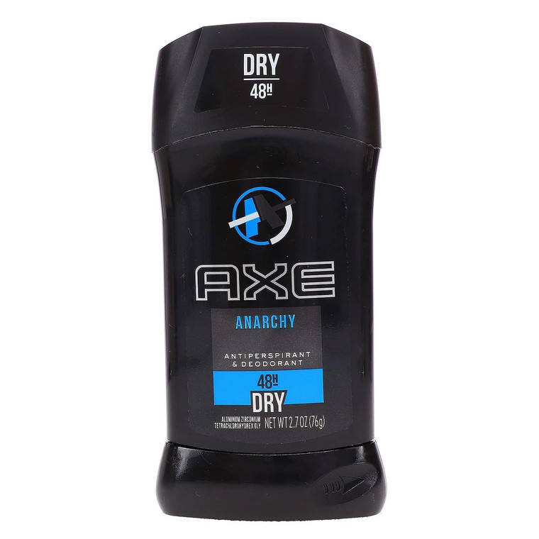 Axe Dry Antiperspirant And Deodorant Invisible Solid, Anarchy, 2.7 Oz