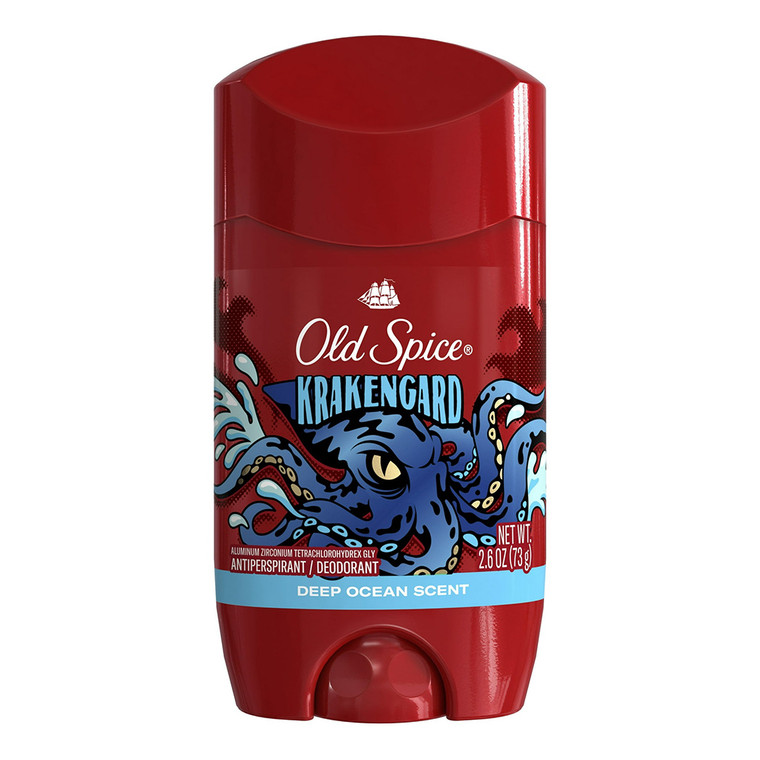 Old Spice Wild Collection Antiperspirant And Deodorant, Krakengard, 2.6 Oz