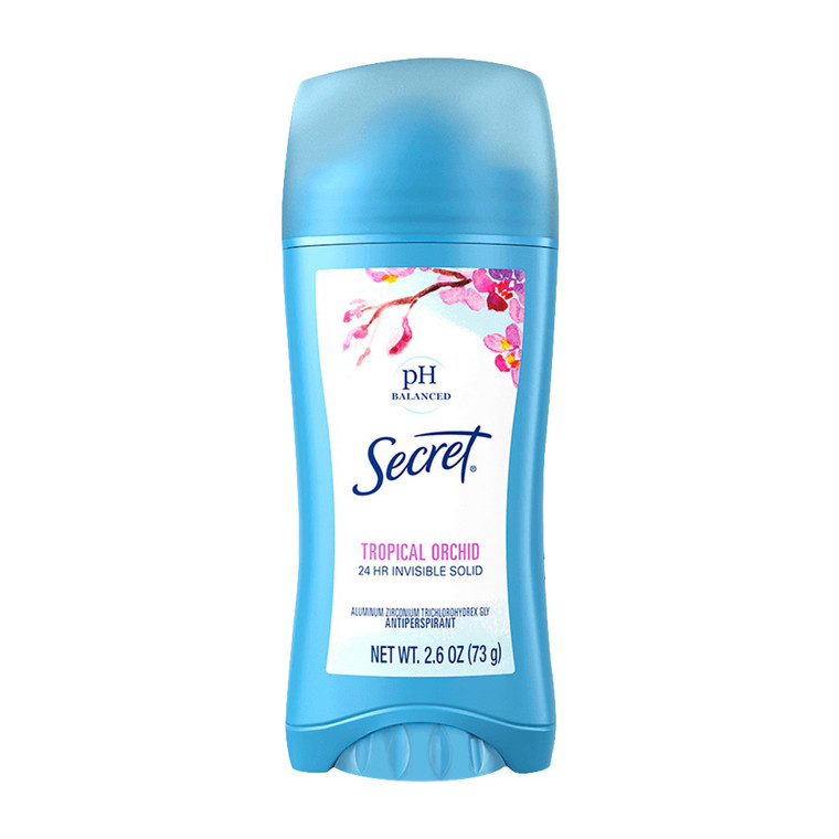 Secret Ph Balanced Tropical Orchid Original Invisible Solid Deodorant, 2.6 Oz