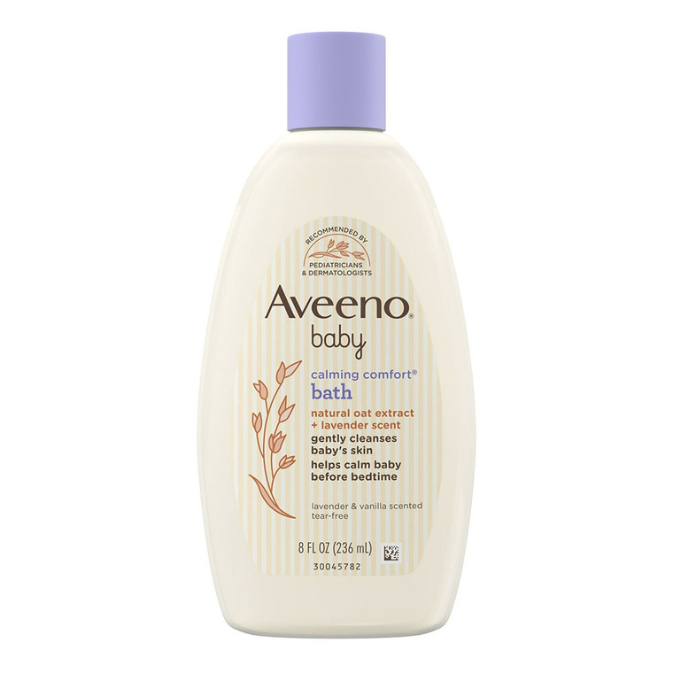 Aveeno Baby Calming Comfort Bath Lavender and Vanilla Scent 8Oz (236ml)