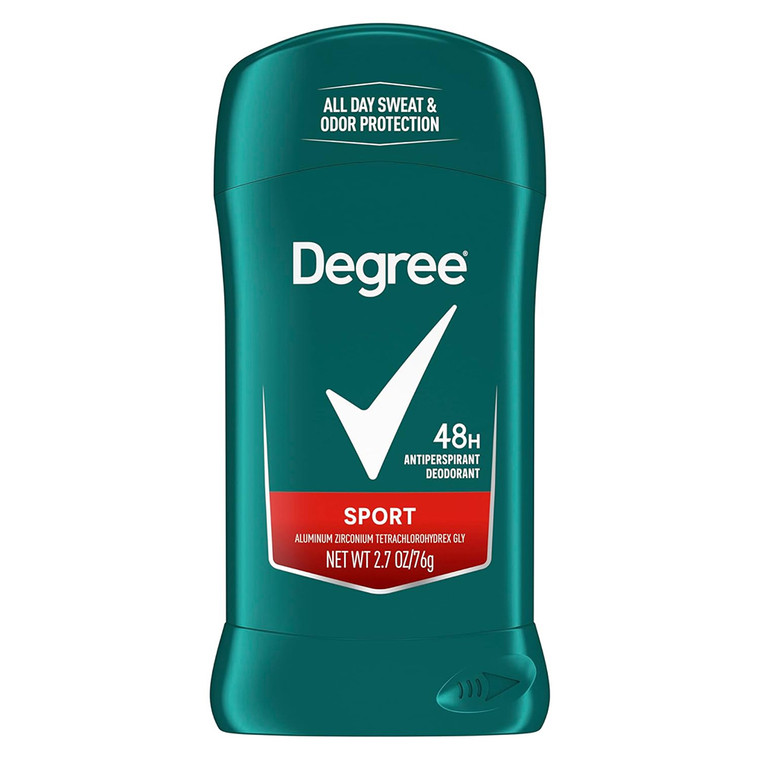 Degree Men Antiperspirant and Deodorant Sport Sweat and Odor Dry Protection Stick 2.7Oz (76g)