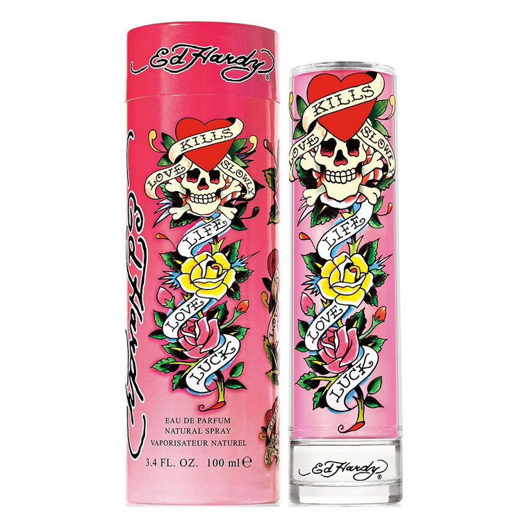 Ed Hardy Women Eau de Parfum Spray for Long Lasting Fragrance 3.4Oz (100ml)