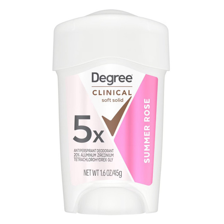 Degree Clinical Protection Antiperspirant and Deodorant for Women Summer Strength Sweat and Odor Dry Protection Stick 1.7Oz (48g)