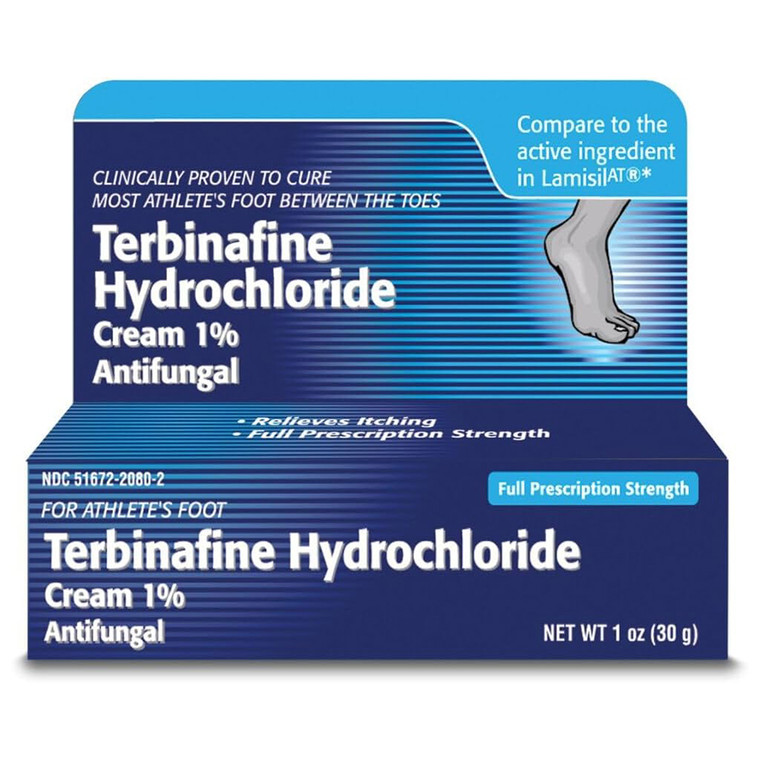 Taro Terbinafine Hydrochloride Antifungal Cream Cures Most Athletes Foot Jock Itch and Ringworm 1Oz (30g)