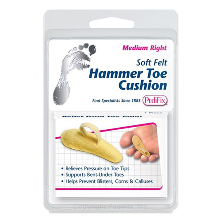 Pedifix Hammer Toe Cushion Medium Right  - 1 Ea