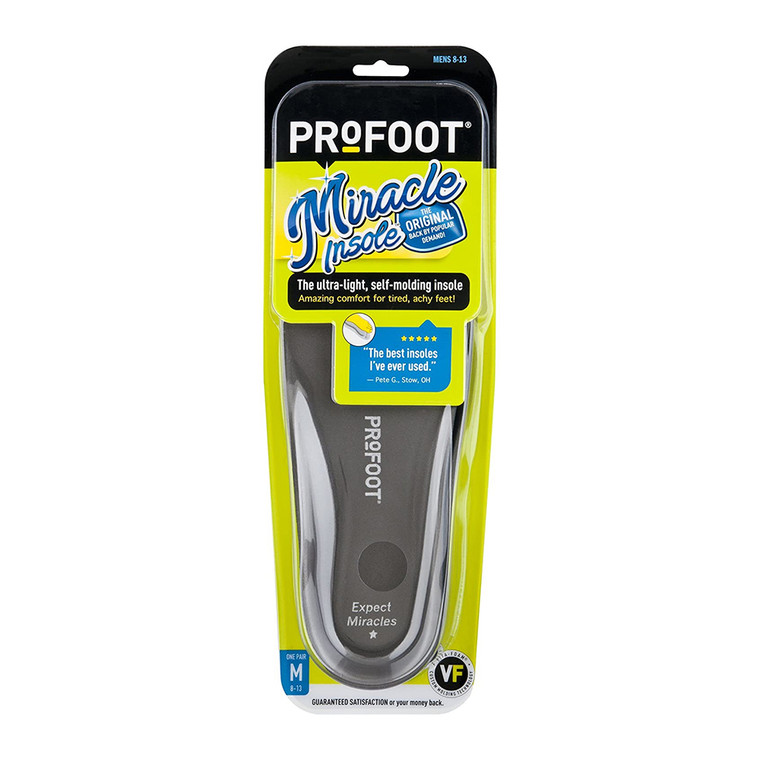 ProFoot Miracle Insoles For Men, 1 Pair