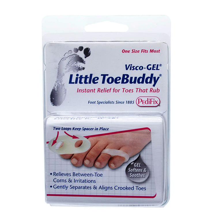 Pedifix Visco-Gel Little Toe Buddy One Size Fit Most Overlaping Toes P35, 1 Ea
