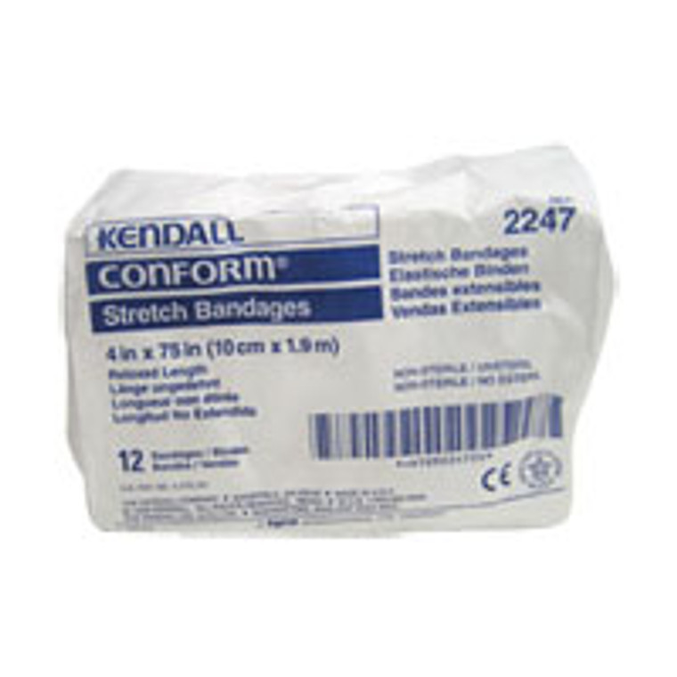 Kendall Conform Stretch Gauze Bandages Of Size: 4 X 75 Inches - 12 Ea