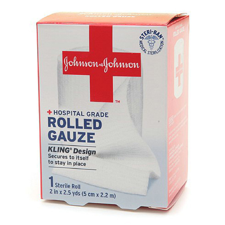 Johnson And Johnson Band Aid Kling Rolled Gauze, Small 2 Inch X 2.5 Yards - 1 Ea