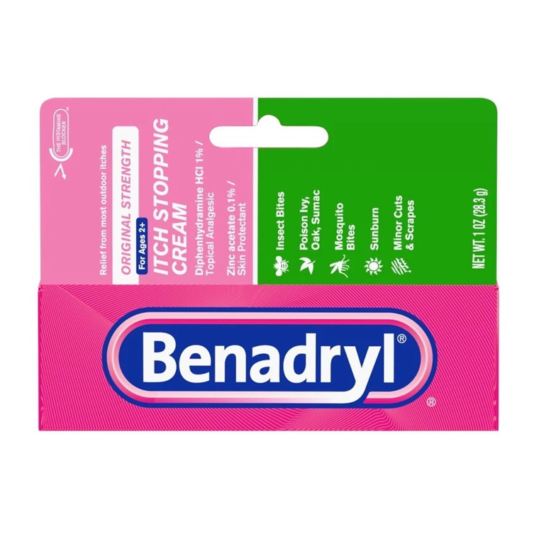 Benadryl Original Strength Itch Stoping Cream - 1 Oz