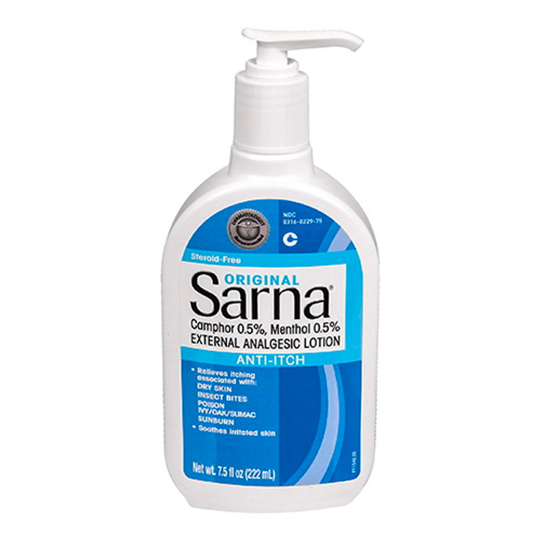 Sarna Anti Itch External Analgesic Lotion, Original, 7.5 Oz