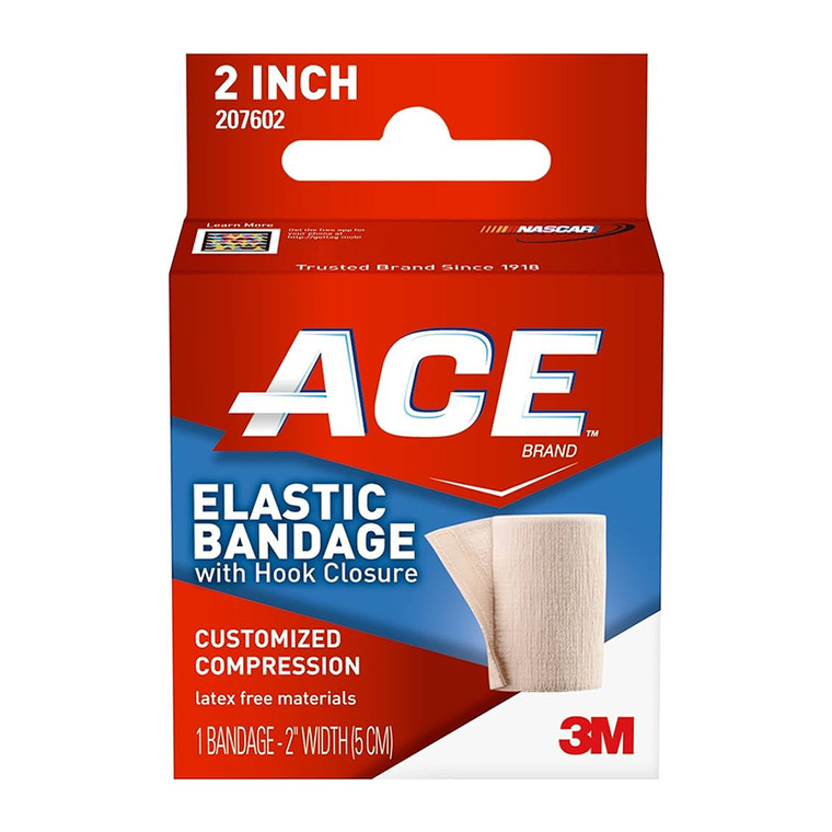 Ace Elastic Bandage With 2 Inch Width X 5.3 Ft, #7310, 1 Ea