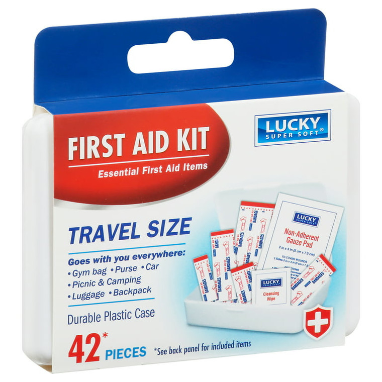Lucky Super Soft First Aid Kit, 42 Ea, 24 pack