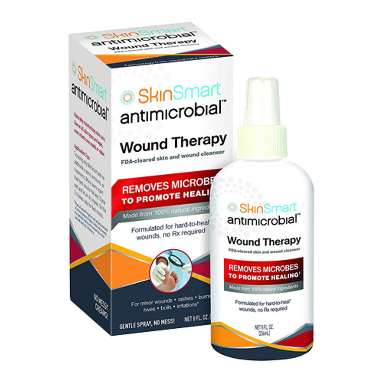 Skinsmart Antimicrobial Wound Therapy Spray, 8 Oz