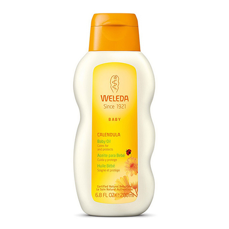 Weleda Calendula Baby Body Oil, 6.8 Oz