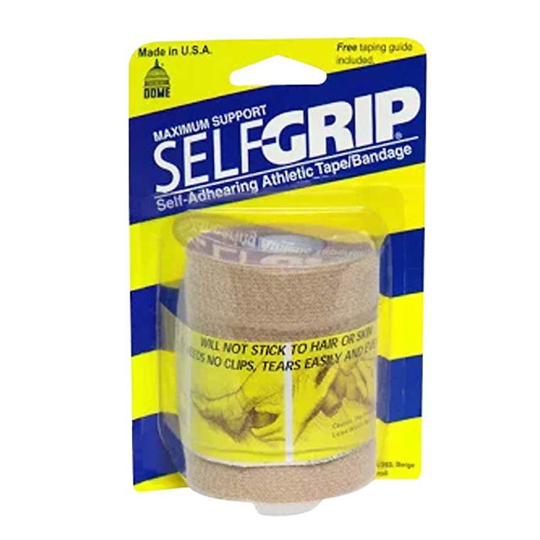 Selfgrip Maximum Support Self-Adhering Athletic Tape Or Bandage Of 1 Inch, Beige - 1 Ea