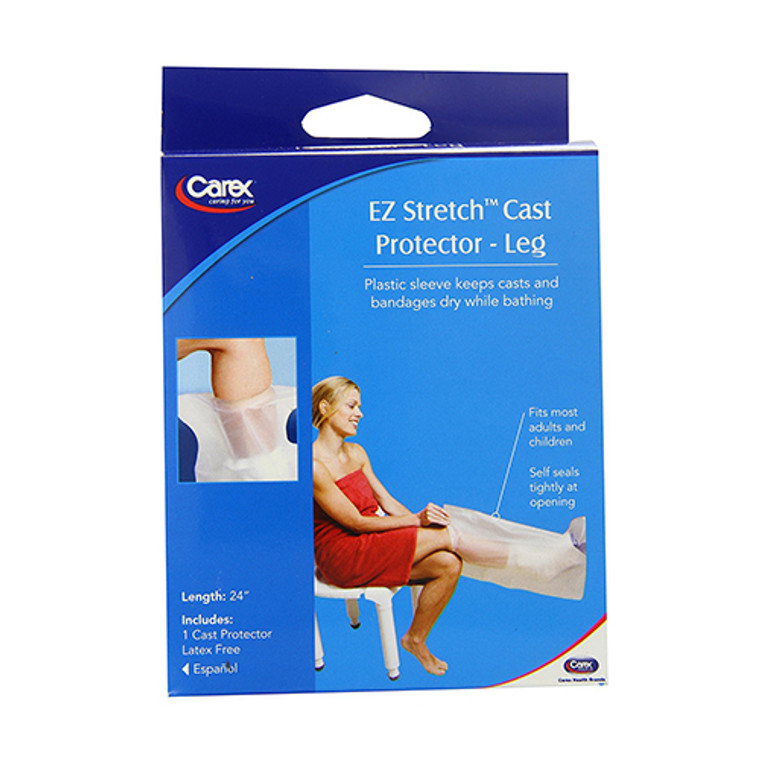 Carex E-Z Stretch Leg Cast Protector 24 Inches, 1 Ea