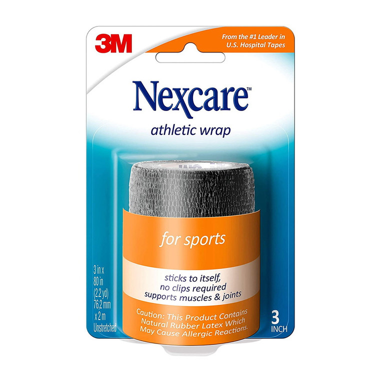 Nexcare Action Wrap Blue, 3 Inches, Assorted, 1 Ea